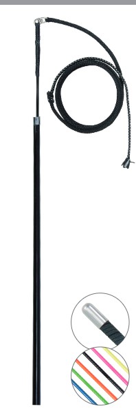 Longeerzweep telescoop 200cm assorti color carbon