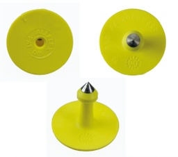 [gp7508-02] Allflex ear tag round yellow
