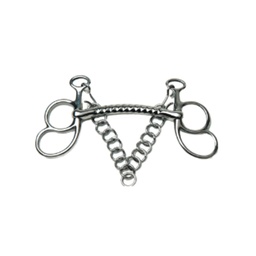French gag bit stainless steel