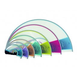 [306468] Hondenkraag met sterke velcro set 7 maten 2st / maat