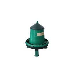 [11238] Tremie volailles plastique recycle avec pieds 4 kg