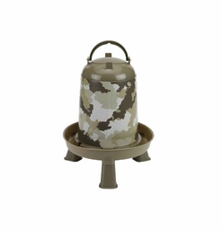 [11857]  Eco kippendrinkbak met poten met camouflageprint 5 L
