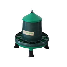 [11241] Recycled plastic poultry feeder with legs 12 kg