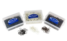 Élastiques pour tresses, boîte de 1000 pcs
